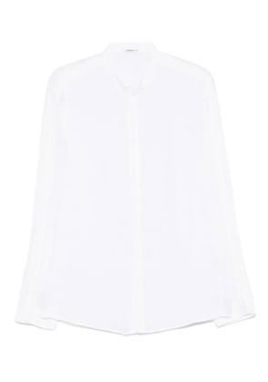Transit stand-up collar shirt - White