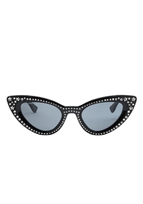 DSQUARED2 EYEWEAR crystal-embellished cat-eye sunglasses - Black