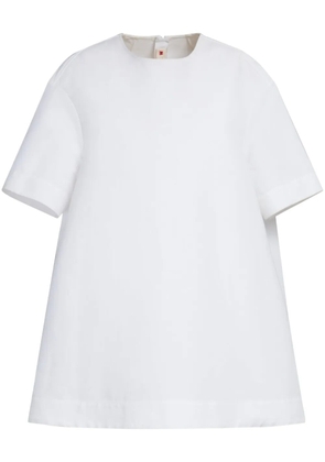 Marni short-sleeve cotton minidress - White