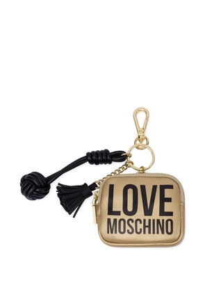 Love Moschino coin-purse keyring - Gold