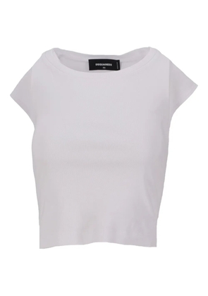 DSQUARED2 ribbed T-shirt - White