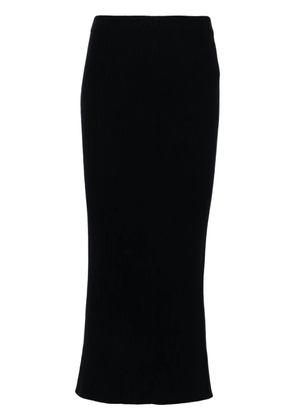 Allude cashmere midi skirt - Blue