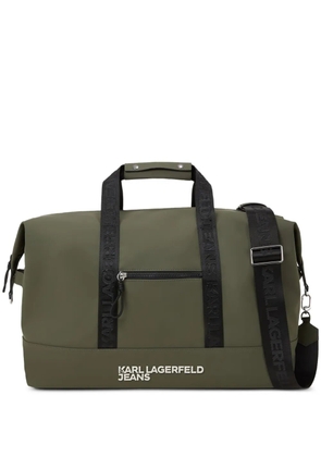 Karl Lagerfeld Jeans logo-plaque luggage - Green