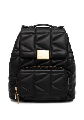 Karl Lagerfeld small K/Kuilt backpack - Black