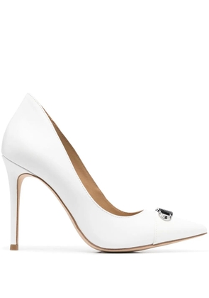 Michael Kors Parker leather pumps - White