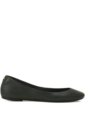 Lanvin leather ballet flats - Green