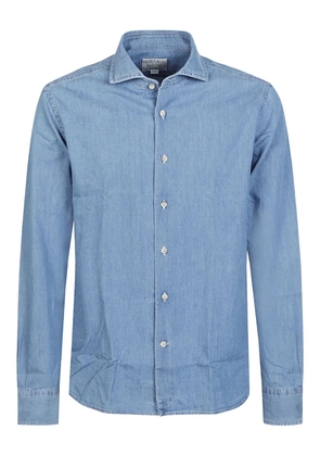 Orian denim long-sleeve shirt - Blue