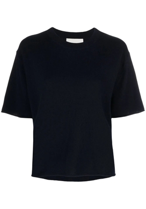 Lisa Yang short-sleeved knitted top - Blue