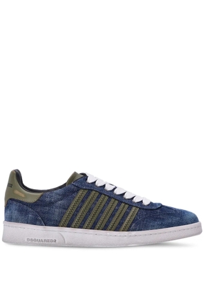 DSQUARED2 denim lace-up sneakers - Blue