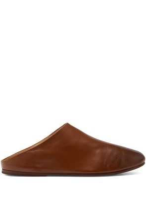 Marsèll Steccoblocco leather slippers - Brown