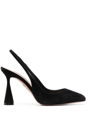 Aquazzura 100mm Amore suede pumps - Black