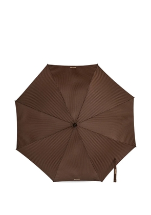 Moschino stripe umbrella - Brown