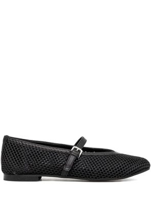 Marc O'Polo mesh buckled ballet flats - Black