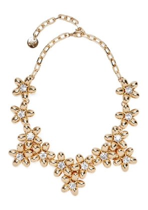 Carolina Herrera Flower Cluster necklace - Gold