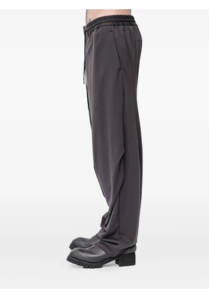 Devoa drawstring wide-leg trousers - Grey