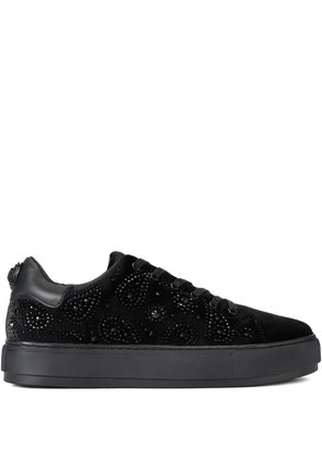 Kurt Geiger London Laney crystal embellishment sneakers - Black