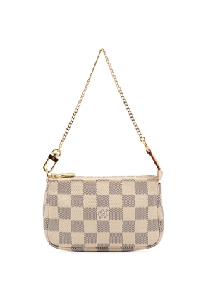 Louis Vuitton Pre-Owned 2020 Damier Azur Mini Pochette Accessoires handbag - White