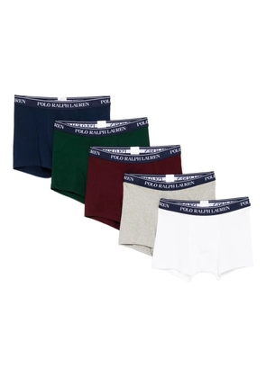 Polo Ralph Lauren logo-waistband briefs (set of five) - Red