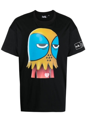 Haculla Unamused Hac Man graphic-print T-shirt - Black