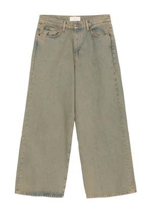 Jeanerica logo-patch jeans - Neutrals