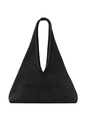 Alexander Wang triangular logo-plaque bag - Black