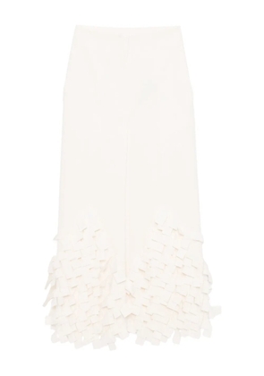 A.W.A.K.E. Mode rectangle detail pants - White