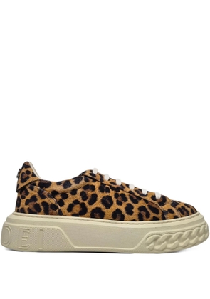 Casadei Malesia Off Road leopard-print sneakers - Brown