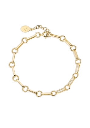 V JEWELLERY twisted-link chain bracelet - Gold