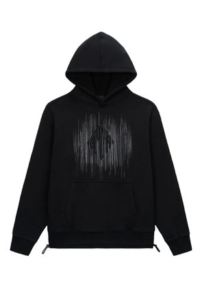 RTA Jordan monogram-print hoodie - Black