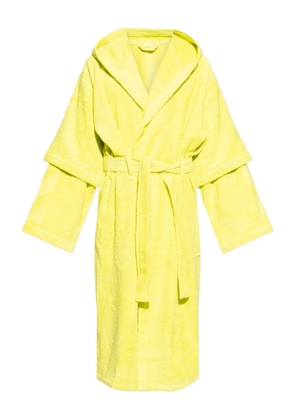 Off-White hooded robe - Yellow