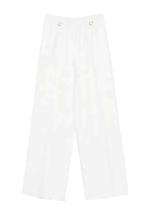 MEDEEA ring-embellished trousers - WHITE