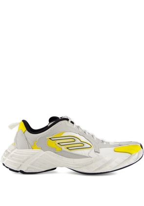 Balenciaga Monday leather logo sneakers - Grey