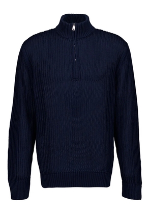 Frescobol Carioca half-zip knit sweater - Blue