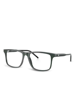 Emporio Armani square-frame glasses - Green