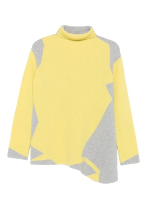 Cividini panelled wool sweater - Grey