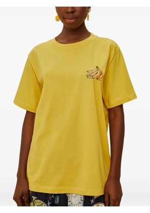 FARM Rio banana-graphic T-shirt - Yellow