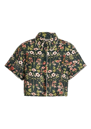 Agua By Agua Bendita floral-print shirt - Green