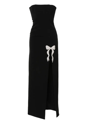 NISSA crystal-embellished maxi dress - Black