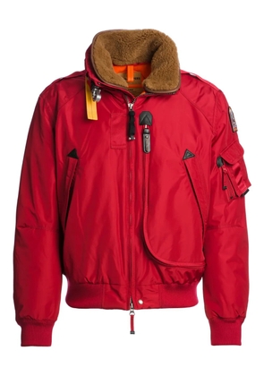 Parajumpers Fire shearling-lined bomber jacket - Red