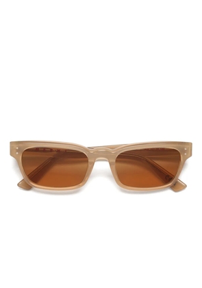 Marni Eyewear Floosa rectangle-frame sunglasses - Brown