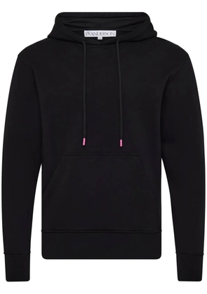 JW Anderson lace-panel hoodie - Black