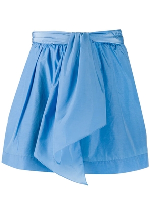 Kenzo tie-front shorts - Blue
