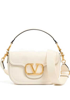 Valentino Garavani Alltime leather shoulder bag - Neutrals