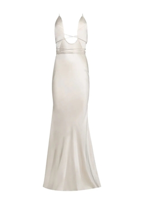 ANGELICA MONTINI STUDIOS open-back maxi dress - White