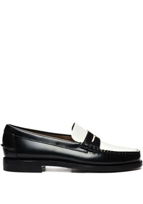 Sebago two-tone leather loafers - Black