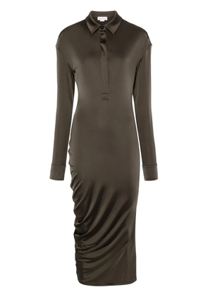 Alexander McQueen shirt midi dress - Green