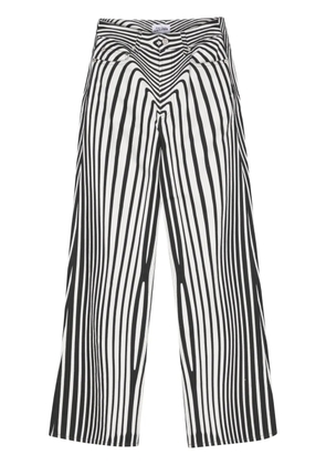 Jean Paul Gaultier Morphing Digital-print wide-leg jeans - White
