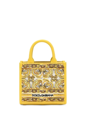 Dolce & Gabbana mini DG Daily canvas tote bag - Yellow
