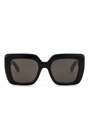 Emmanuelle Khanh Foxy square-frame monogram sunglasses - Black
