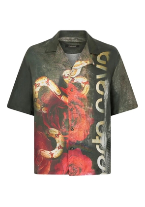 Roberto Cavalli floral-print shirt - Green